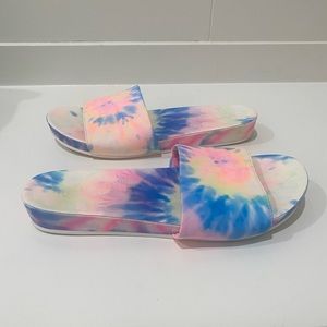 Gianni Bini Women’s Slide Sandals Size 8 Multi-Color